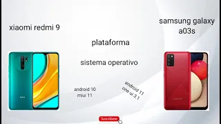 Xiaomi redmi 9 vs samsung a03s [ frente a frente ]