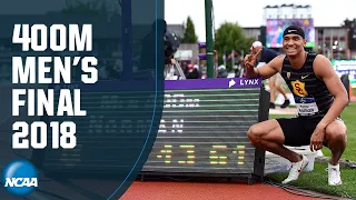 Michael Norman's record 400m at 2018 NCAA Outdoor Track and Field Championship