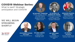 Covid-19 Webinar Series Session 6: What is next? Strategic anticipation and COVID-19