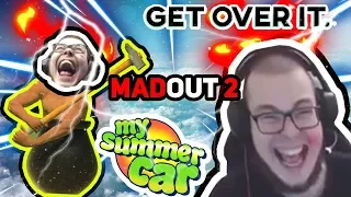 СМЕШНЫЕ МОМЕНТЫ С БУЛКИНЫМ #48 (GETTING OVER IT + MADOUT 2 + MY SUMMER CAR)