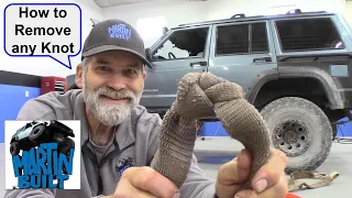 How to Remove a Knot From any Snatch or Tow Strap and Rope