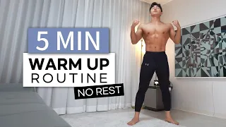 Do This Warm Up Before Every Workout l 5분만에 끝내는 운동 전 필수 워밍업 루틴 l 홈트레이닝