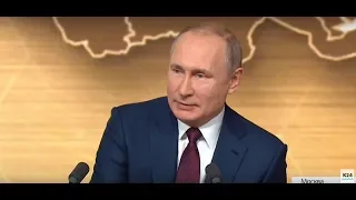 Пятнадцатая большая пресс-конференция Владимира Путина проходит в Москве