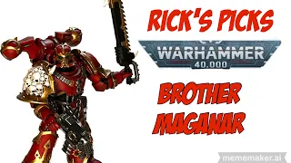 Review of the Crimson slaughter Brother Maganar from Warhammer 40k by Joytoy