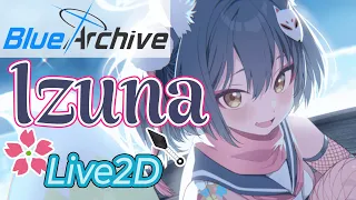 (Live2D) Izuna L2D Memorial Lobby Translation [Blue Archive]