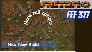 Factorio Friday Facts 377 New New Rails #factorio