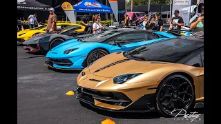 80 + Supercars Arriving to Lamborghini Miami - Halloween Supercar RUN 2021 - BEST Car Event Ever