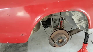 Alfa 105 Step nose differential and rear suspension removal