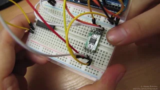 Цифровой потенциометр MCP41010, подключение к Arduino