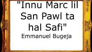 Innu Marc lil San Pawl ta hal Safi - Emmanuel Bugeja [Pasacalle]