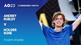 Andrey Rublev v Holger Rune Condensed Match | Australian Open 2023 Fourth Round