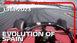 Evolution Of Spain F1 1951 - 2023