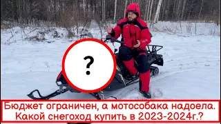 КУПИЛ БЮДЖЕТНЫЙ СНЕГОХОД, ПОСЛЕ МОТОСОБАКИ!😎КАКИЕ ЦЕНЫ В 2023-2024г.🤦‍♂️МУКИ ВЫБОРА И ПОКУПКА!🤔