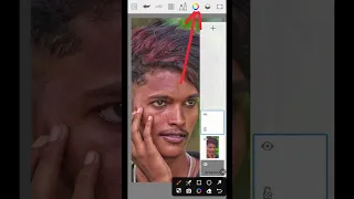 Autodesk Sketchbook Face Smooth Editing Tutorial #short #shorts #youtubeshorts #vairalshort #tending