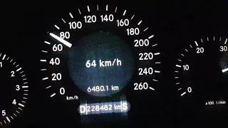 Mercedes E220 CDI 0-160 km/h