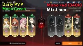 PVP - Mereoleona (5*) , Mimosa ss7 (0*) Mono Green vs. Mono Red team / Mix team | BCM Global