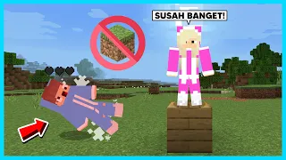 MIPAN & ZUZUZU Tidak Boleh Menyentuh Lantai Hijau! NYENTUH AUTO MATI - Minecraft Survival