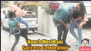 Naach Meri Rani Success Celebration & Masti  |Guru Randhawa | Nora Fatehi | Viral Camera & Team