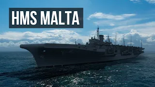 👍ГОДНЫЙ АВИАНОСЕЦ ЗА УГОЛЬ 👍 HMS Malta World of Warships