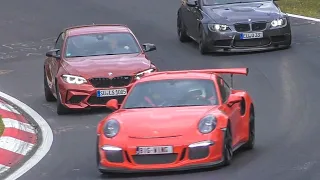 Nurburgring Highlights, Battles, Pre-VLN Action Nordschleife Touristenfahrten