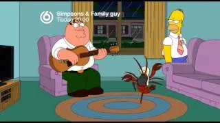 Simpsons & Family guy - Iraq lobster