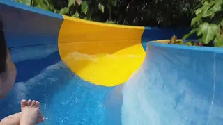 World longest water slide at penang escape themepark