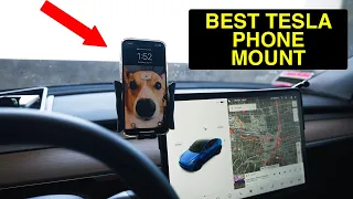 Tesla Model Y / 3 Phone Holder Mount | BEST ONE | TopFit