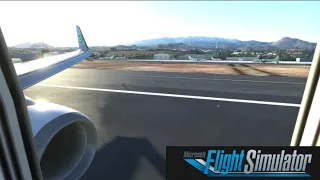 (4K) Flight Simulator 2020 " 737-800W Transavia Landing at Gran Canaria Airport "(Ultra Graphics)