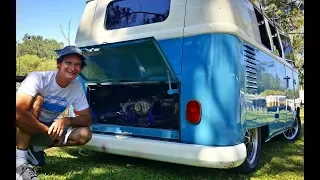 300 h.p. Turbo Subaru Motor Install in 62 VW Bus: (van life, rv living, split screen)