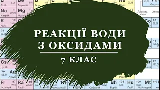 🔵7_Взаємодія води з оксидами_розбір завдань