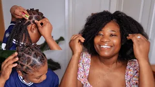 DIY CROCHET BRAIDS | NO CORNROWS | NO BRAIDS | VERY NATURAL Protective Style Hair Tutorial