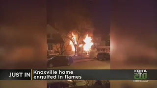 Knoxville Home Goes Up In Flames