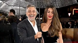 Chivalry in the Rain: George Clooney's Gentle Gesture on the Red Carpet