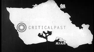 Japanese footage of preparations and attack on Pearl Harbor in Hawaii HD Stock Footage