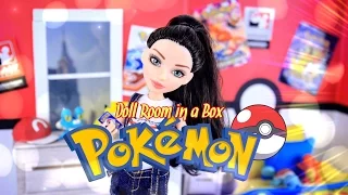 DIY - How to Make:  Doll Room in a Box: POKEMON - Handmade - Room - Decor