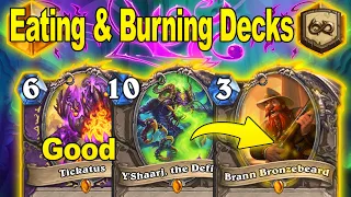 Burning & Eating Decks With My Tickatus Control Warlock Deck Showdown in the Badlands | Hearthstone