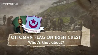 Why does an Irish football club logo feature the Ottoman flag?