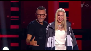 Участница "Голос" сняла и забрала куртку со Шнура  The Voice Russia Голос Перезагрузка 7 сезон