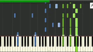 Christina Aguilera - Beautiful | Adelina Piano synthesia tutorial