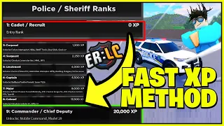FASTEST WAY TO GET XP ON THE POLICE AND SHERIFF TEAM 2022! (Emergency Response Liberty County)