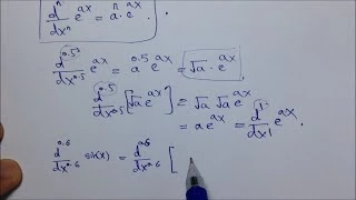 Fractional order derivative of a function & fractional numbers' factorial.