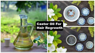 How To Use Castor Oil Correctly To Regrow Lost Hair & Thickness Super Fast !