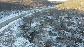 Winterset tornado track: Landfill & Clark Tower Rd