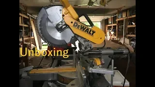 Dewalt 12 Inch Compound Sliding Miter Saw Unboxing