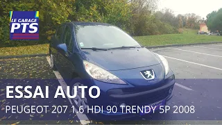 TEST -  PEUGEOT 207 1.6 HDI 90 TRENDY 5P 2008 - FRANCE