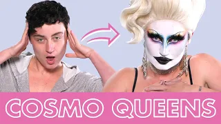 Drag Race Season 13 Queen Gottmik's Rainbow Rockstar Transformation! | Cosmo Queens | Cosmopolitan