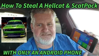 How To Steal A Hellcat With An Android Phone And Dongle Its That Simple. SMH This Needs To Change