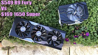 Can The $169 GTX 1650 Super Outperform 2015's $549 R9 Fury?