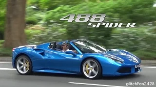 Brand New Blu Corsa Ferrari 488 Spider Spotted