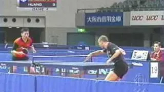 Table Tennis Worlds 2001 - Johnny Huang vs Lucjan Blaszczyk